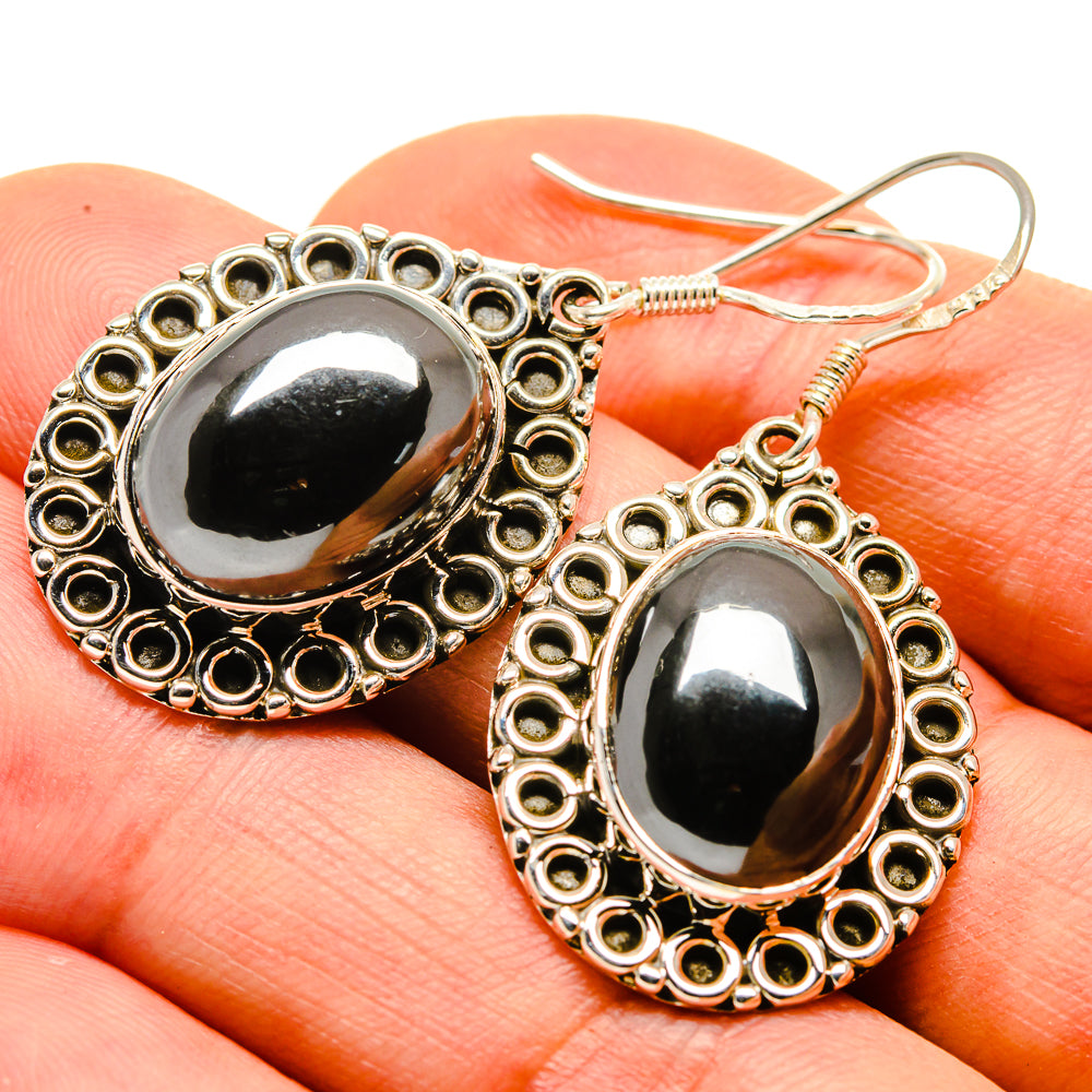 Hematite Earrings handcrafted by Anasilvercos - EARR413940