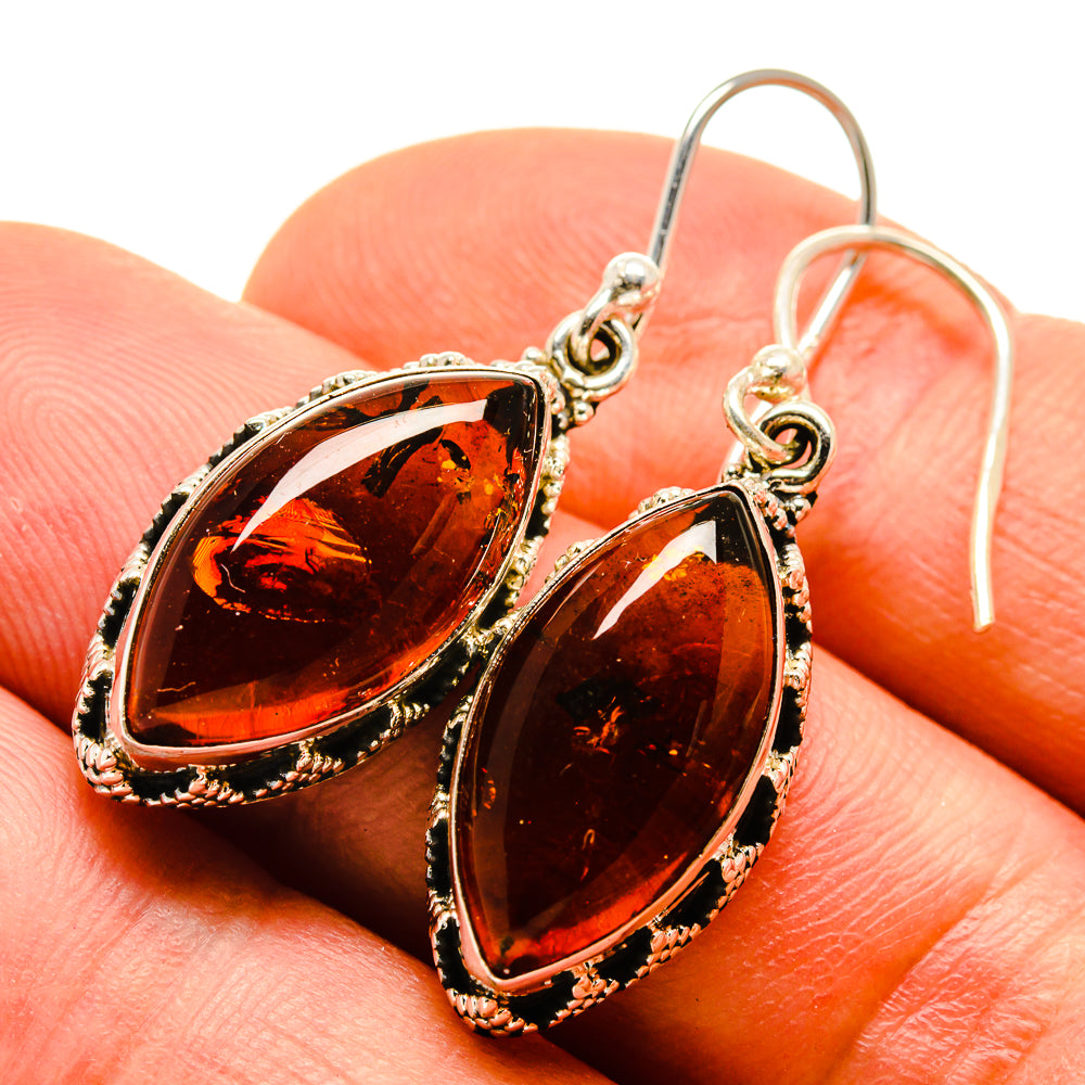 Baltic Amber Earrings handcrafted by Anasilvercos - EARR413942