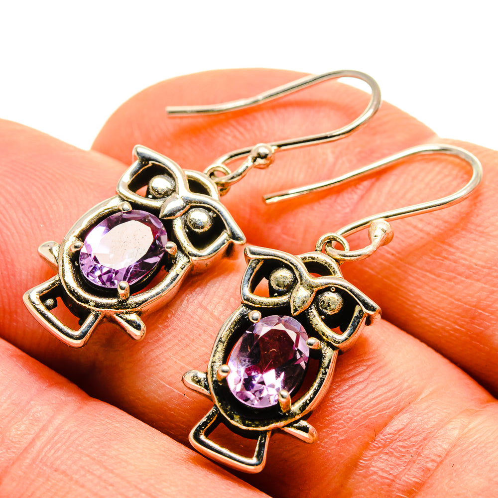 Amethyst Earrings handcrafted by Anasilvercos - EARR413957