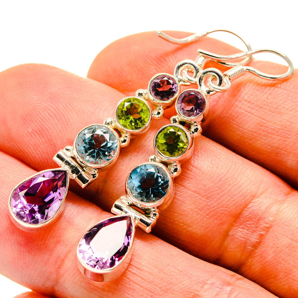 Amethyst Earrings handcrafted by Anasilvercos - EARR413962