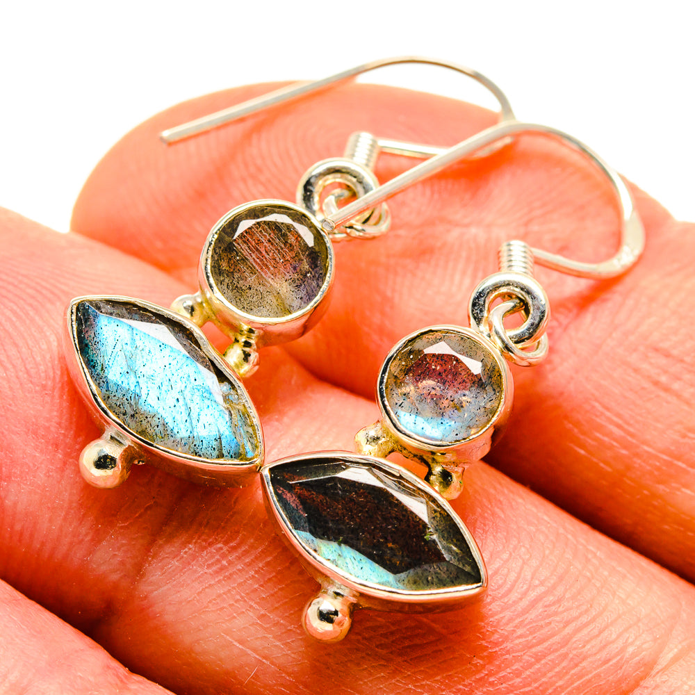 Labradorite Earrings handcrafted by Anasilvercos - EARR413991