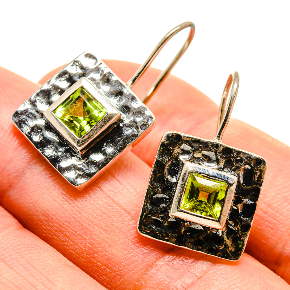 Peridot Earrings handcrafted by Anasilvercos - EARR413995