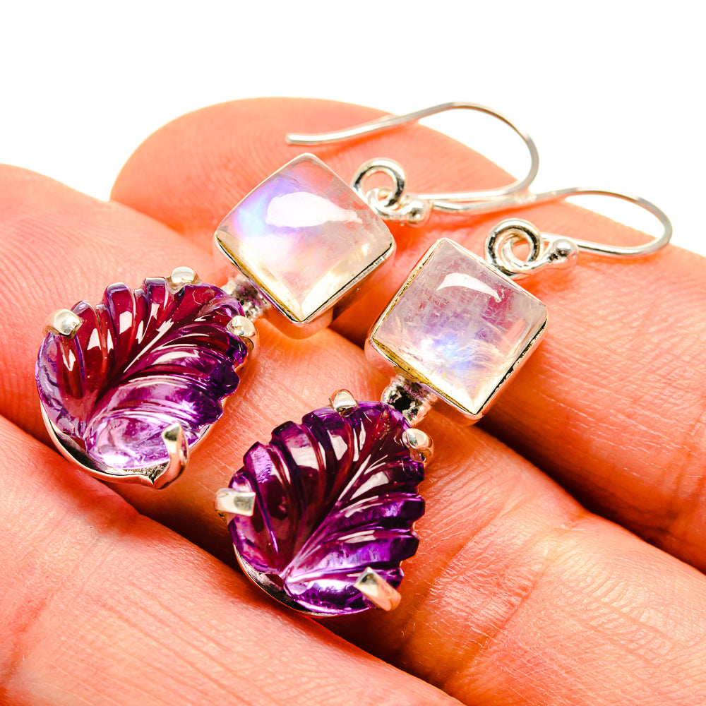 Amethyst Earrings handcrafted by Anasilvercos - EARR413996