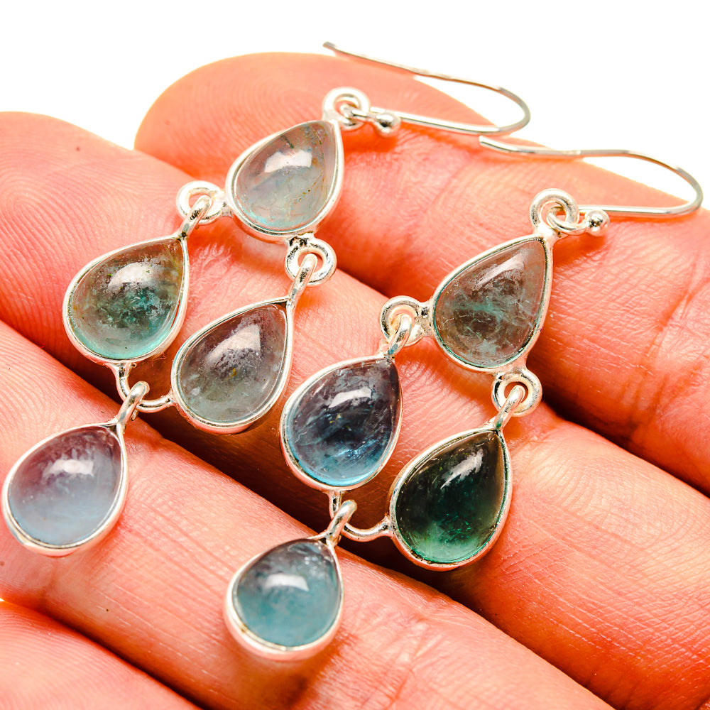 Aquamarine Earrings handcrafted by Anasilvercos - EARR414052