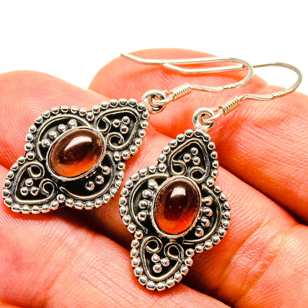 Carnelian Earrings handcrafted by Anasilvercos - EARR414153
