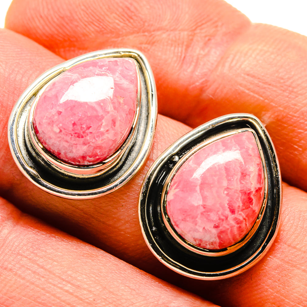 Rhodochrosite Earrings handcrafted by Anasilvercos - EARR414201