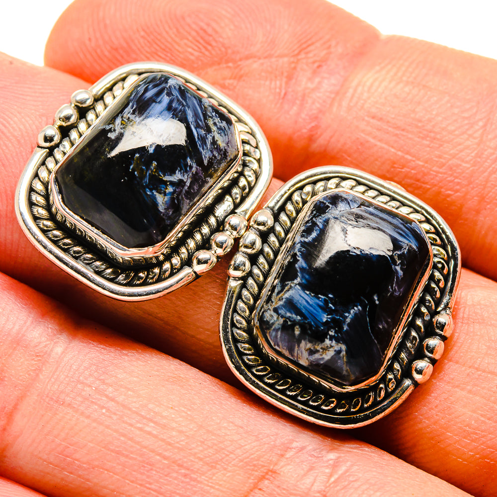 Pietersite Earrings handcrafted by Anasilvercos - EARR414204