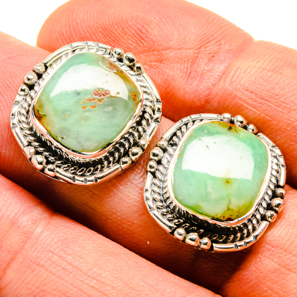 Aquaprase Earrings handcrafted by Anasilvercos - EARR414215