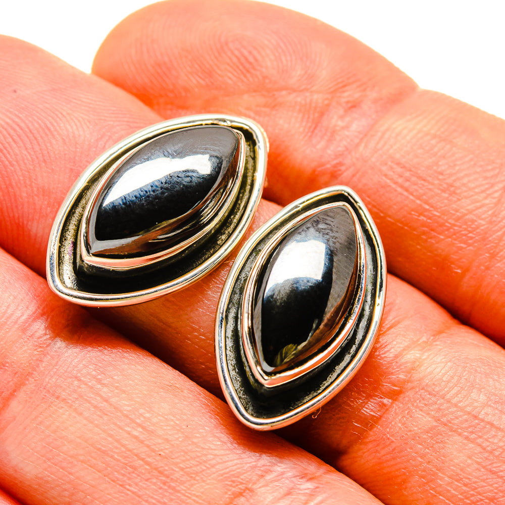 Hematite Earrings handcrafted by Anasilvercos - EARR414286