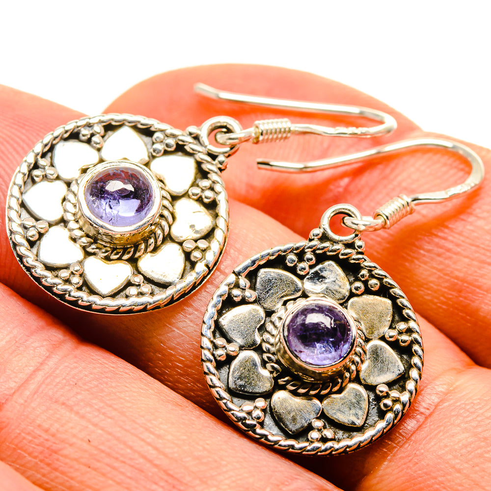 Tanzanite Earrings handcrafted by Anasilvercos - EARR414415