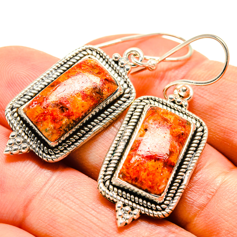 Sponge Coral Earrings handcrafted by Anasilvercos - EARR414420