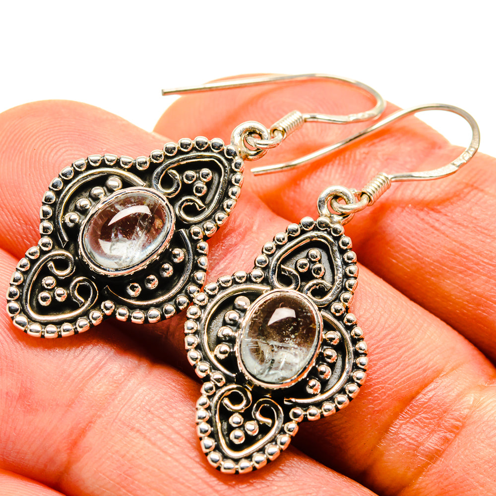 Aquamarine Earrings handcrafted by Anasilvercos - EARR414430