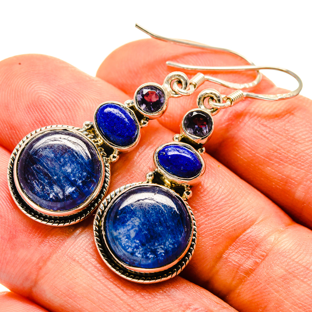 Kyanite Earrings handcrafted by Anasilvercos - EARR414496