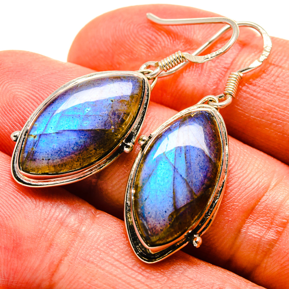 Labradorite Earrings handcrafted by Anasilvercos - EARR414546