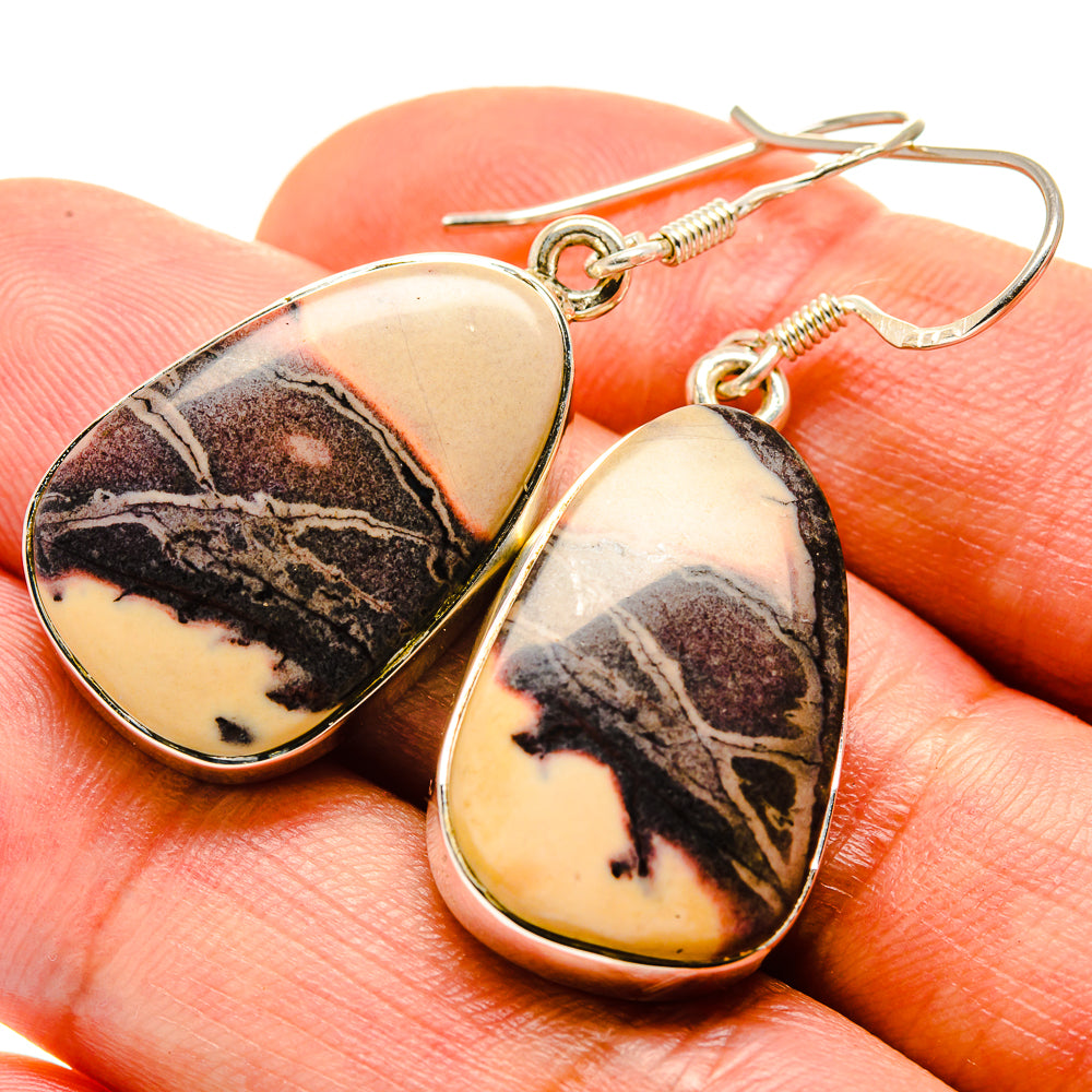 Butterfly Jasper Earrings handcrafted by Anasilvercos - EARR414580