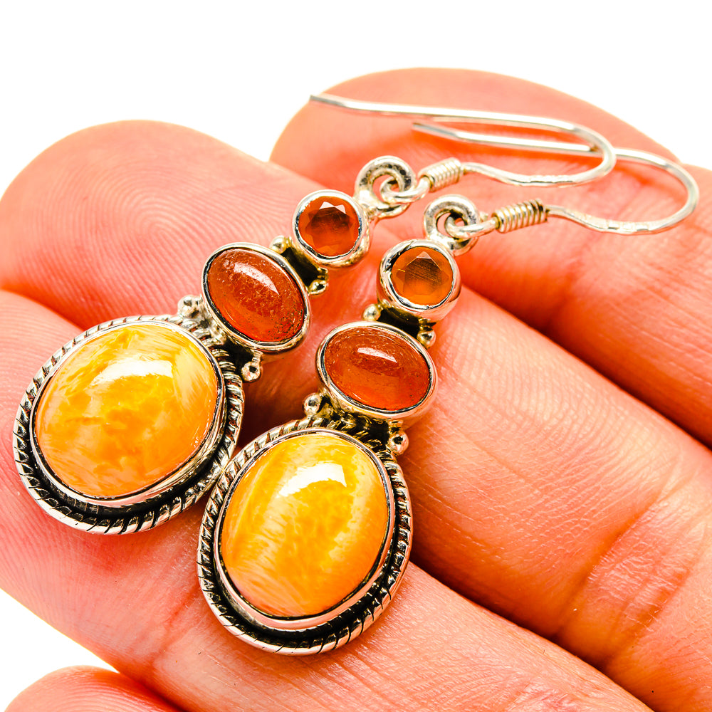 Mookaite Earrings handcrafted by Anasilvercos - EARR414646