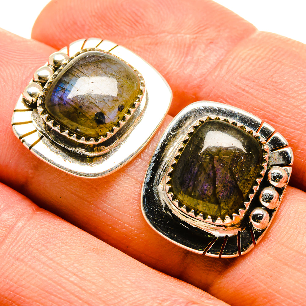 Labradorite Earrings handcrafted by Anasilvercos - EARR414693