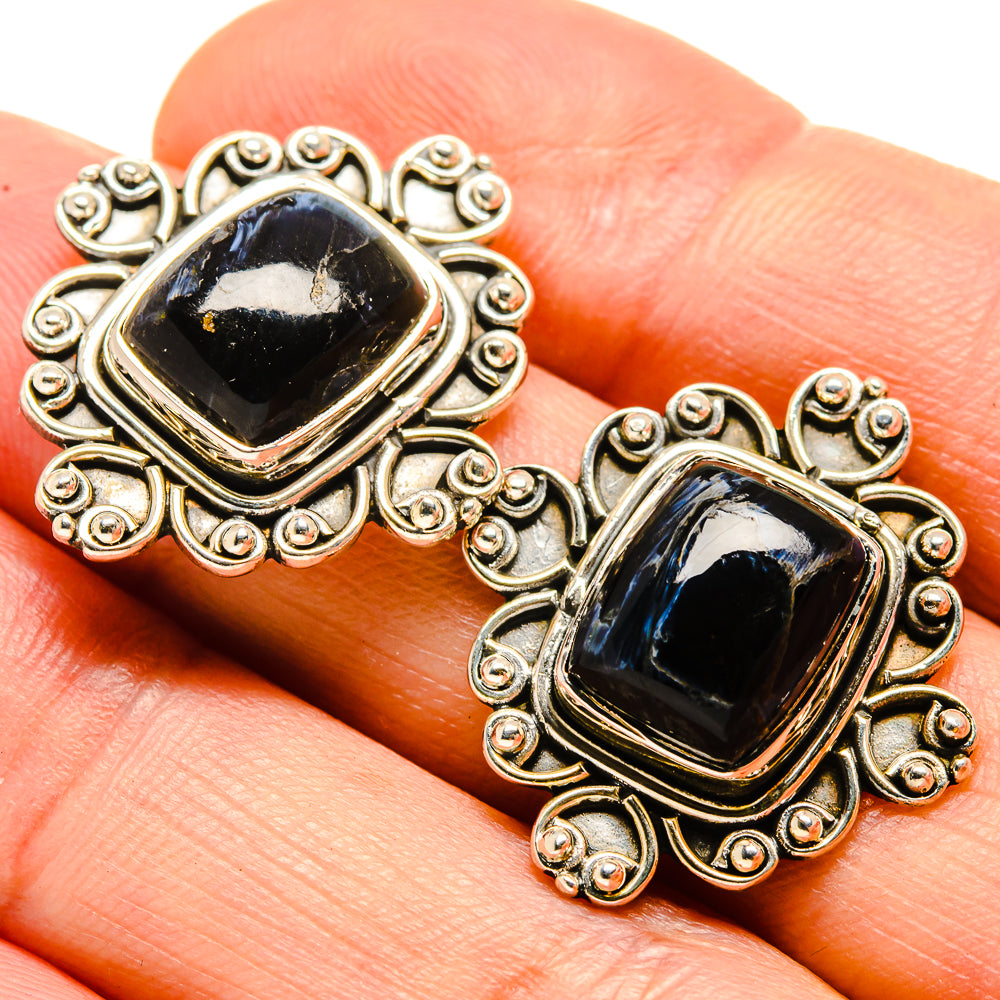 Pietersite Earrings handcrafted by Anasilvercos - EARR414703
