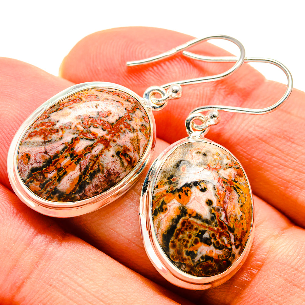 Poppy Jasper Earrings handcrafted by Anasilvercos - EARR414704