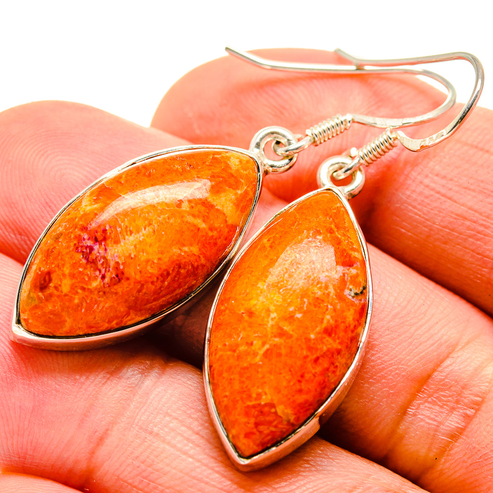 Sponge Coral Earrings handcrafted by Anasilvercos - EARR414719