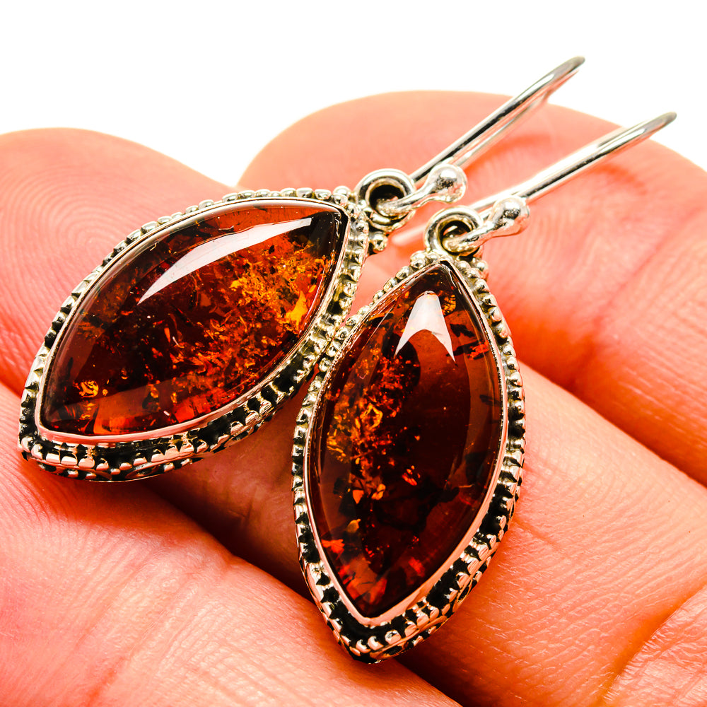 Baltic Amber Earrings handcrafted by Anasilvercos - EARR414727