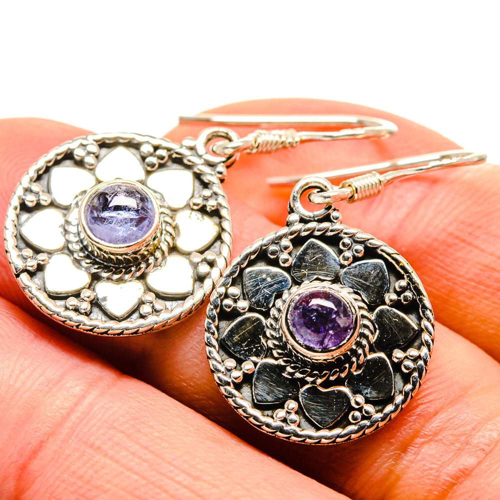 Tanzanite Earrings handcrafted by Anasilvercos - EARR414729