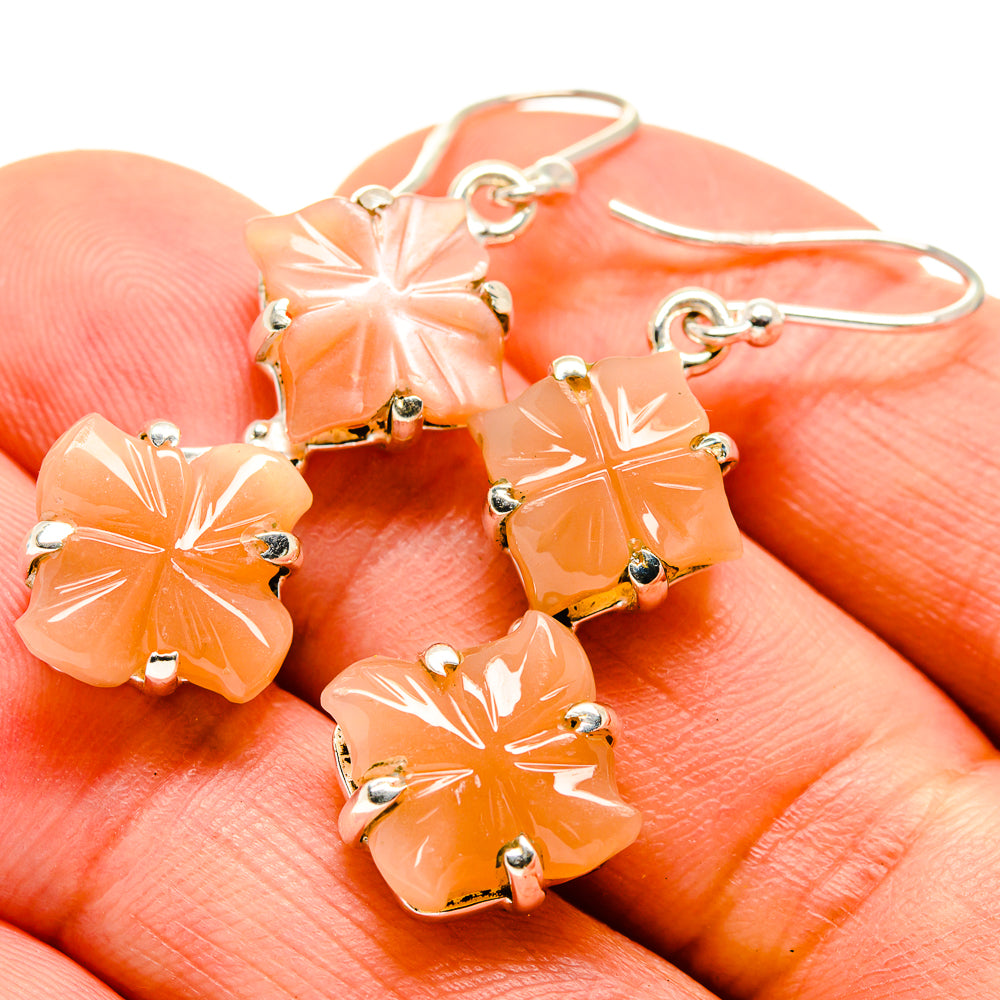 Carnelian Earrings handcrafted by Anasilvercos - EARR414743