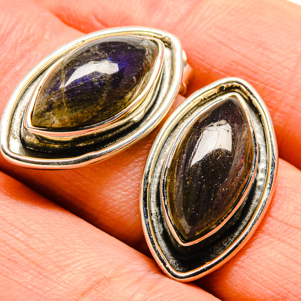 Labradorite Earrings handcrafted by Anasilvercos - EARR414758
