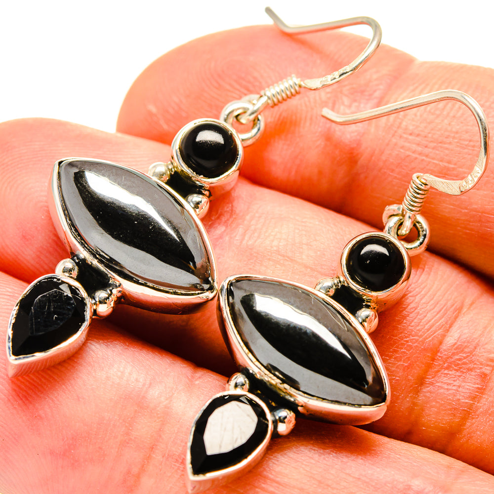 Hematite Earrings handcrafted by Anasilvercos - EARR414816