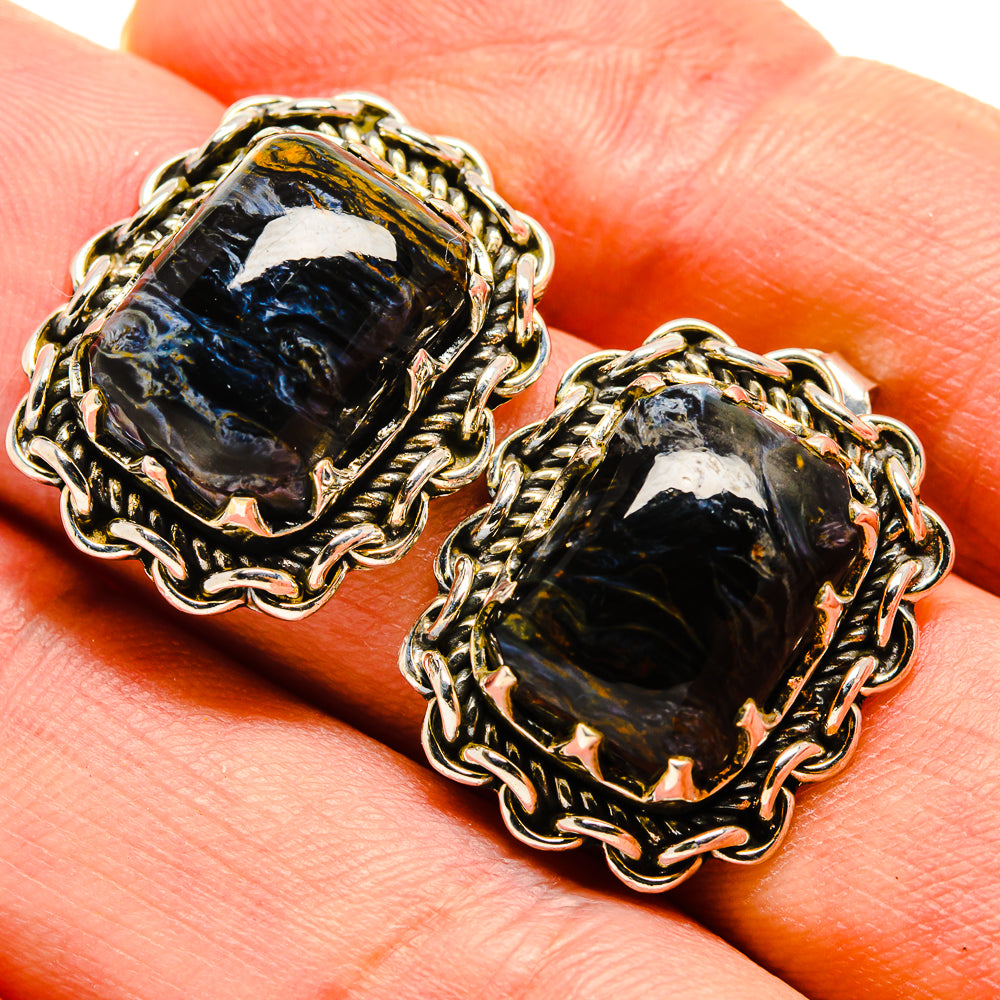 Pietersite Earrings handcrafted by Anasilvercos - EARR414842