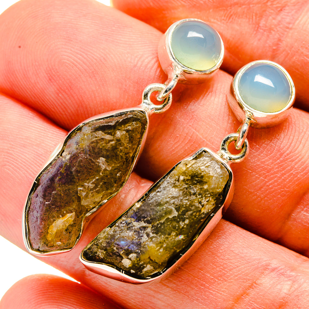 Labradorite Earrings handcrafted by Anasilvercos - EARR414851