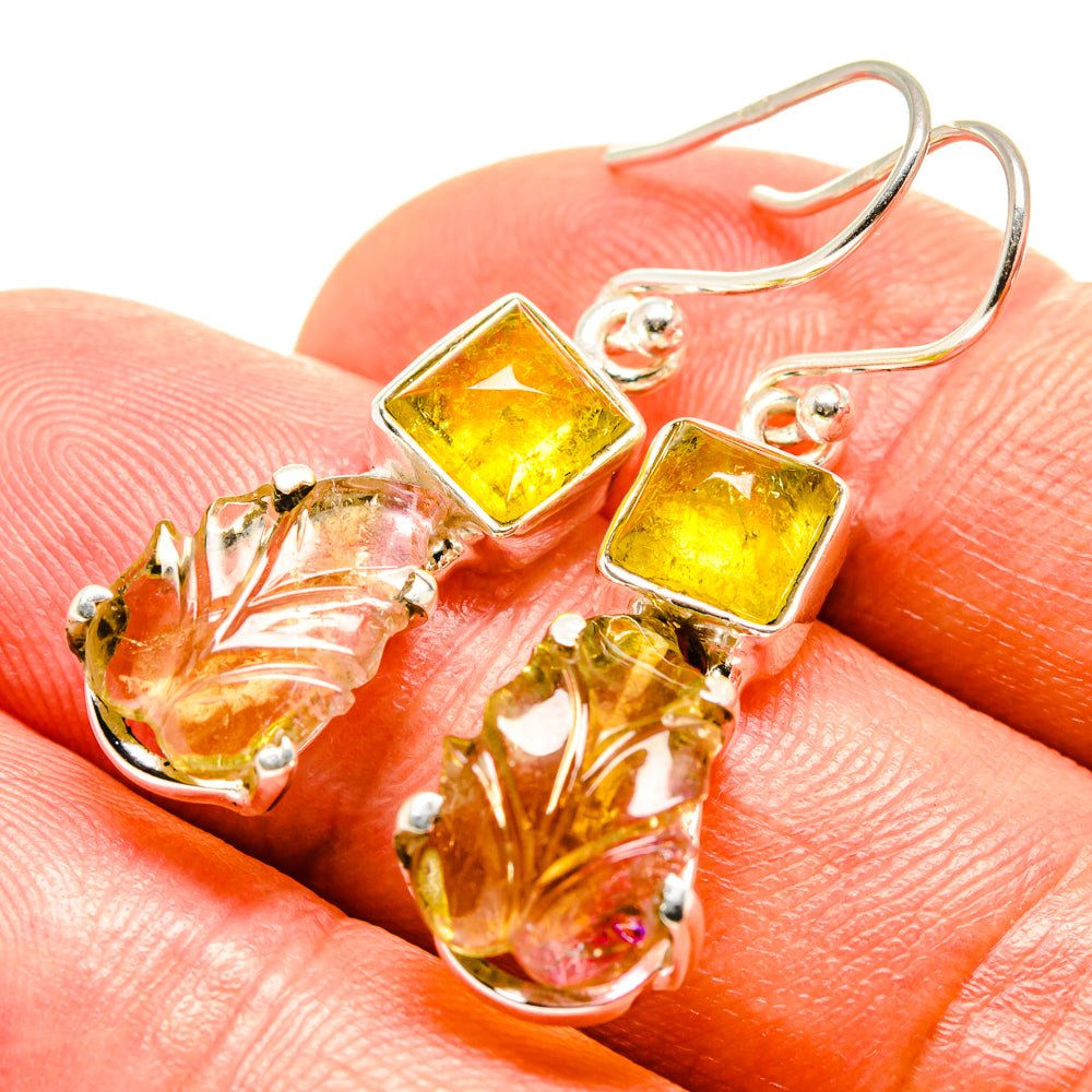 Ametrine Earrings handcrafted by Anasilvercos - EARR414865