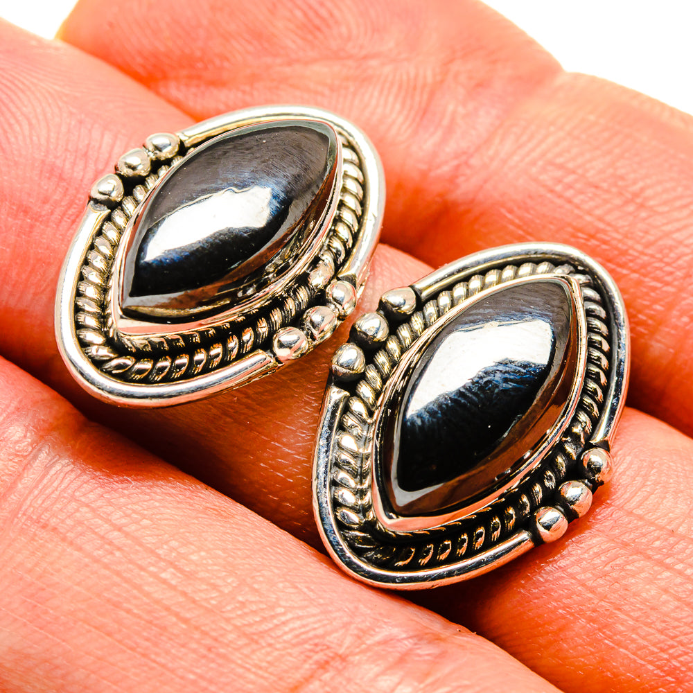 Hematite Earrings handcrafted by Anasilvercos - EARR414937