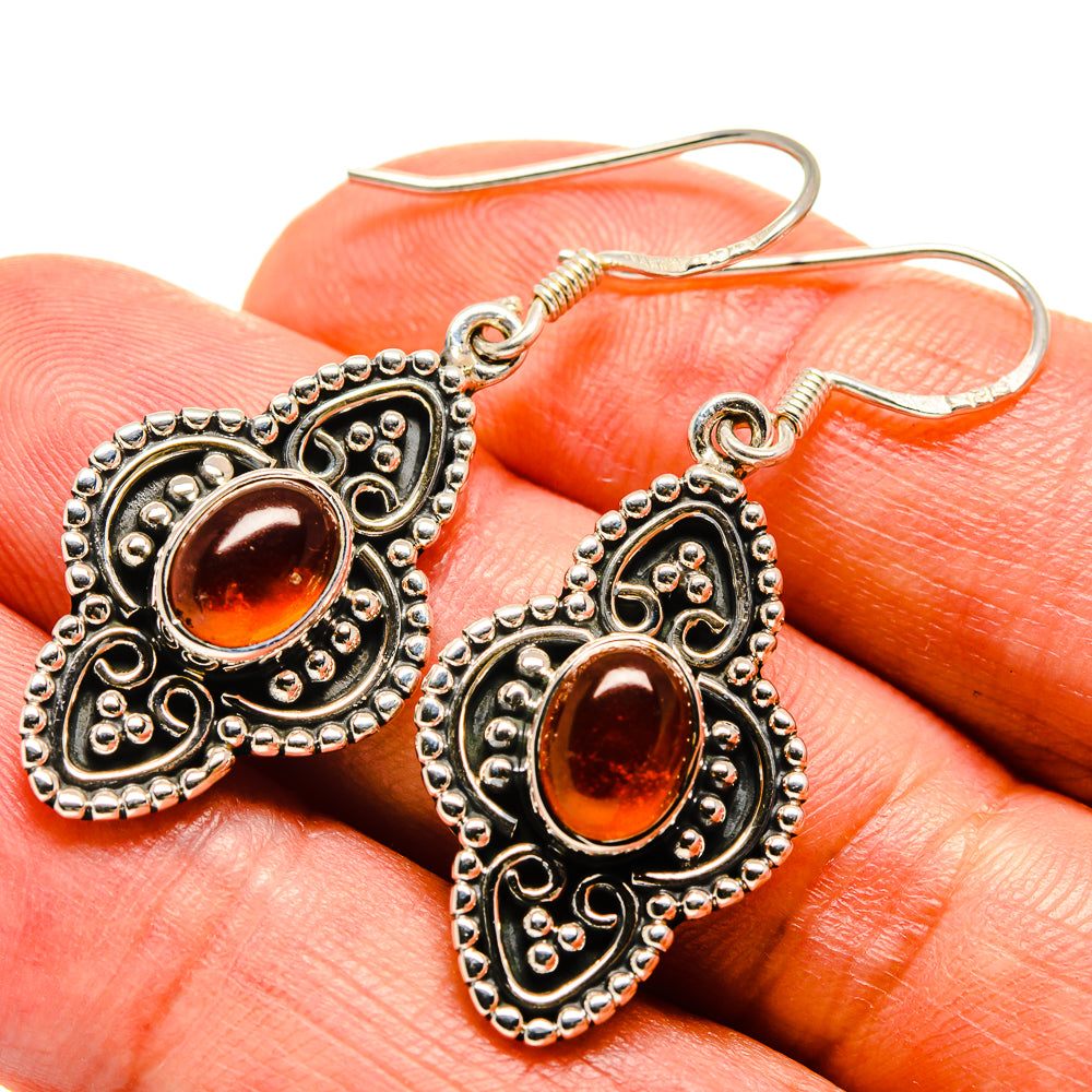 Carnelian Earrings handcrafted by Anasilvercos - EARR414949