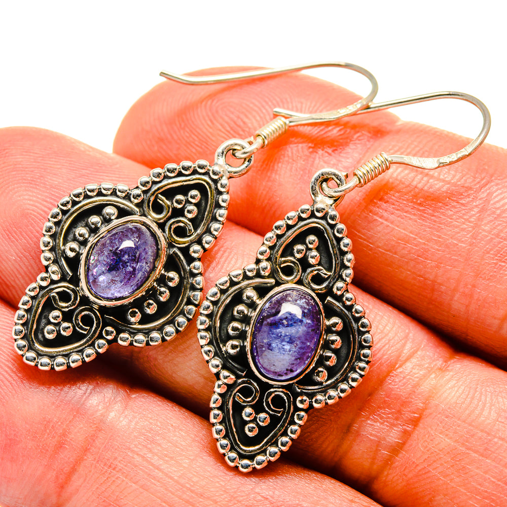 Tanzanite Earrings handcrafted by Anasilvercos - EARR414968
