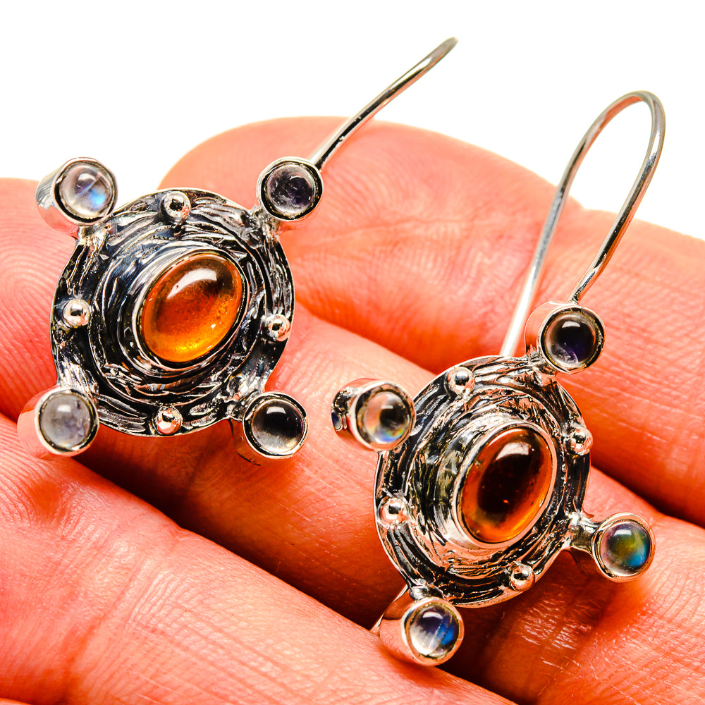 Carnelian Earrings handcrafted by Anasilvercos - EARR414986