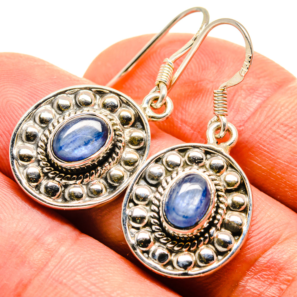 Kyanite Earrings handcrafted by Anasilvercos - EARR415030