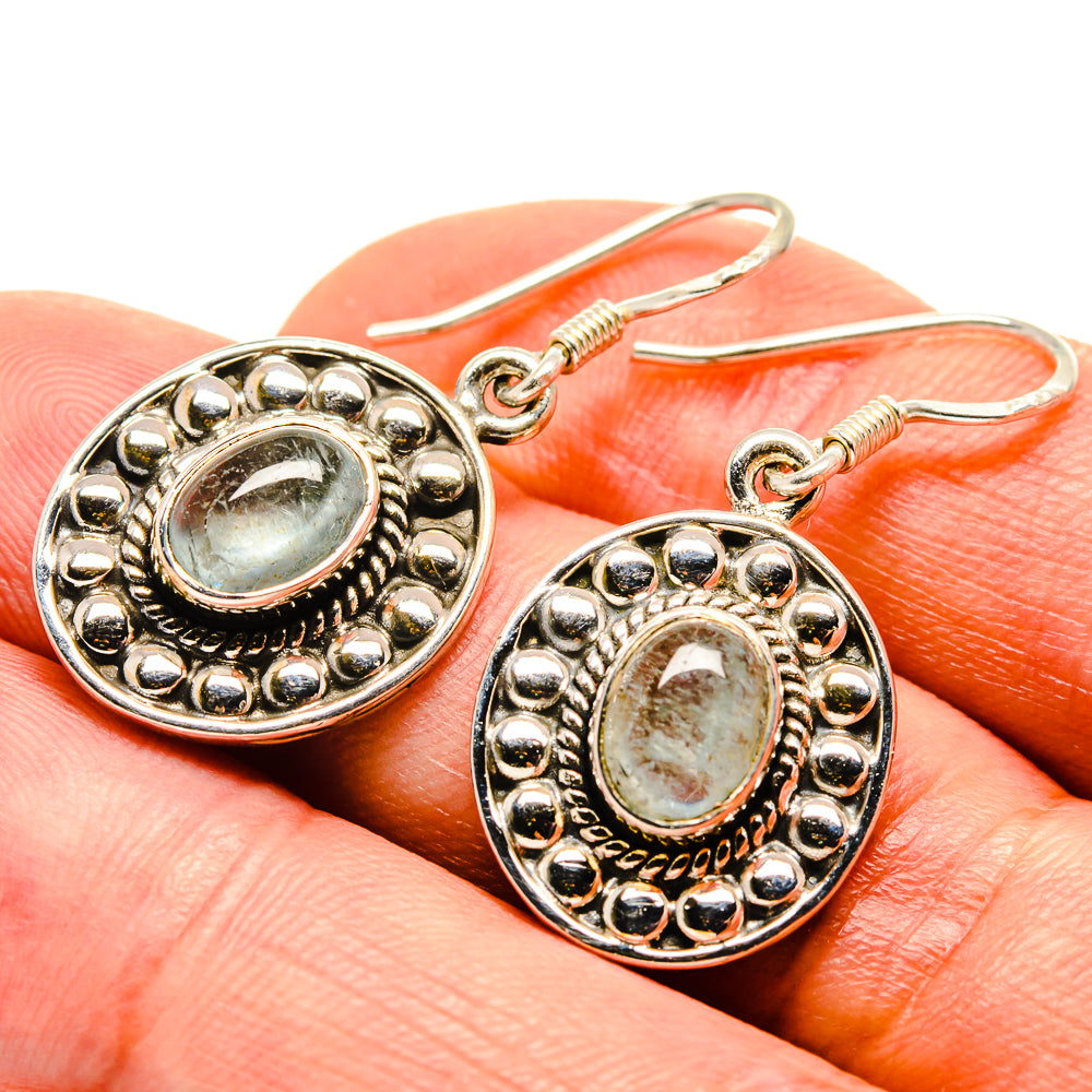 Aquamarine Earrings handcrafted by Anasilvercos - EARR415046
