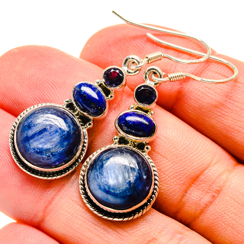 Kyanite Earrings handcrafted by Anasilvercos - EARR415070