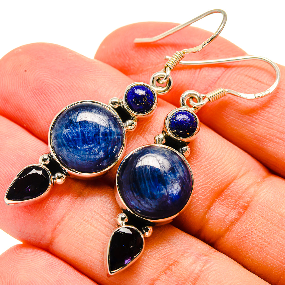 Kyanite Earrings handcrafted by Anasilvercos - EARR415078