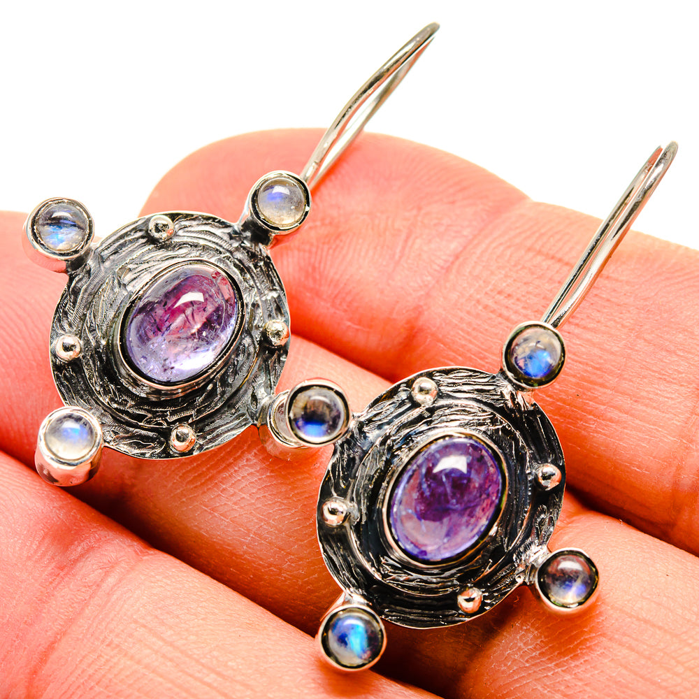 Tanzanite Earrings handcrafted by Anasilvercos - EARR415087