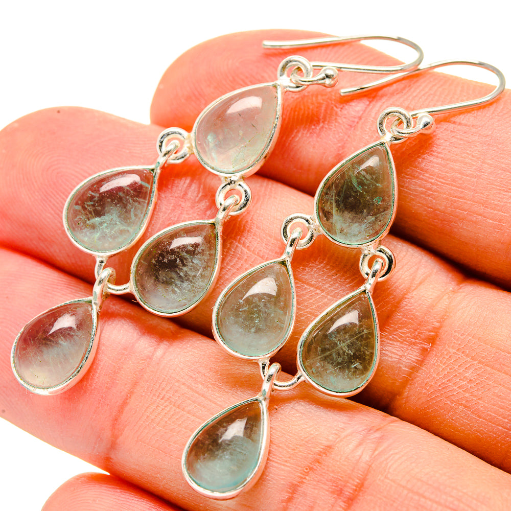 Aquamarine Earrings handcrafted by Anasilvercos - EARR415101