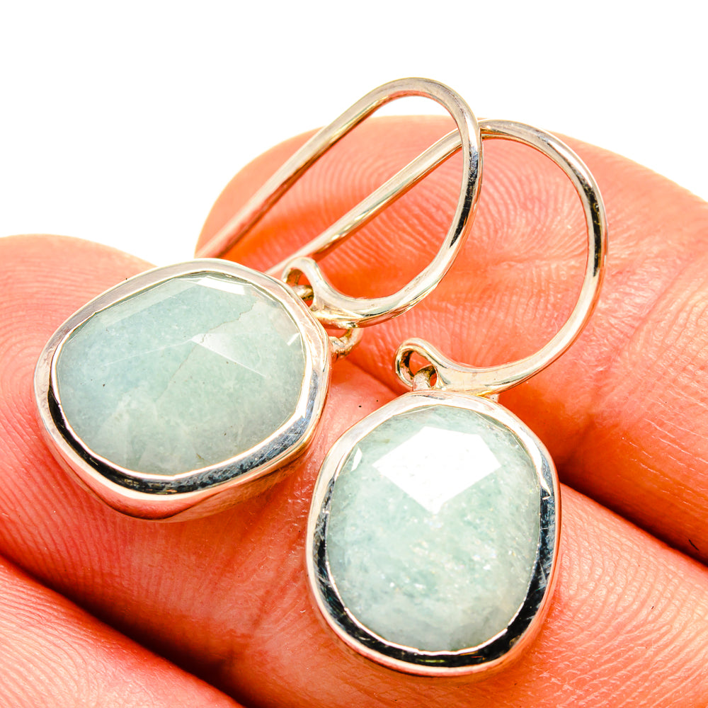 Aquamarine Earrings handcrafted by Anasilvercos - EARR415139