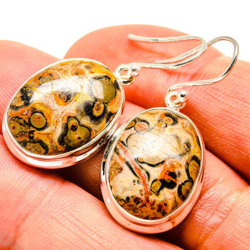 Poppy Jasper Earrings handcrafted by Anasilvercos - EARR415142
