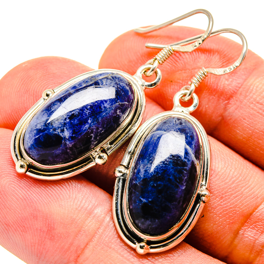 Sodalite Earrings handcrafted by Anasilvercos - EARR415156