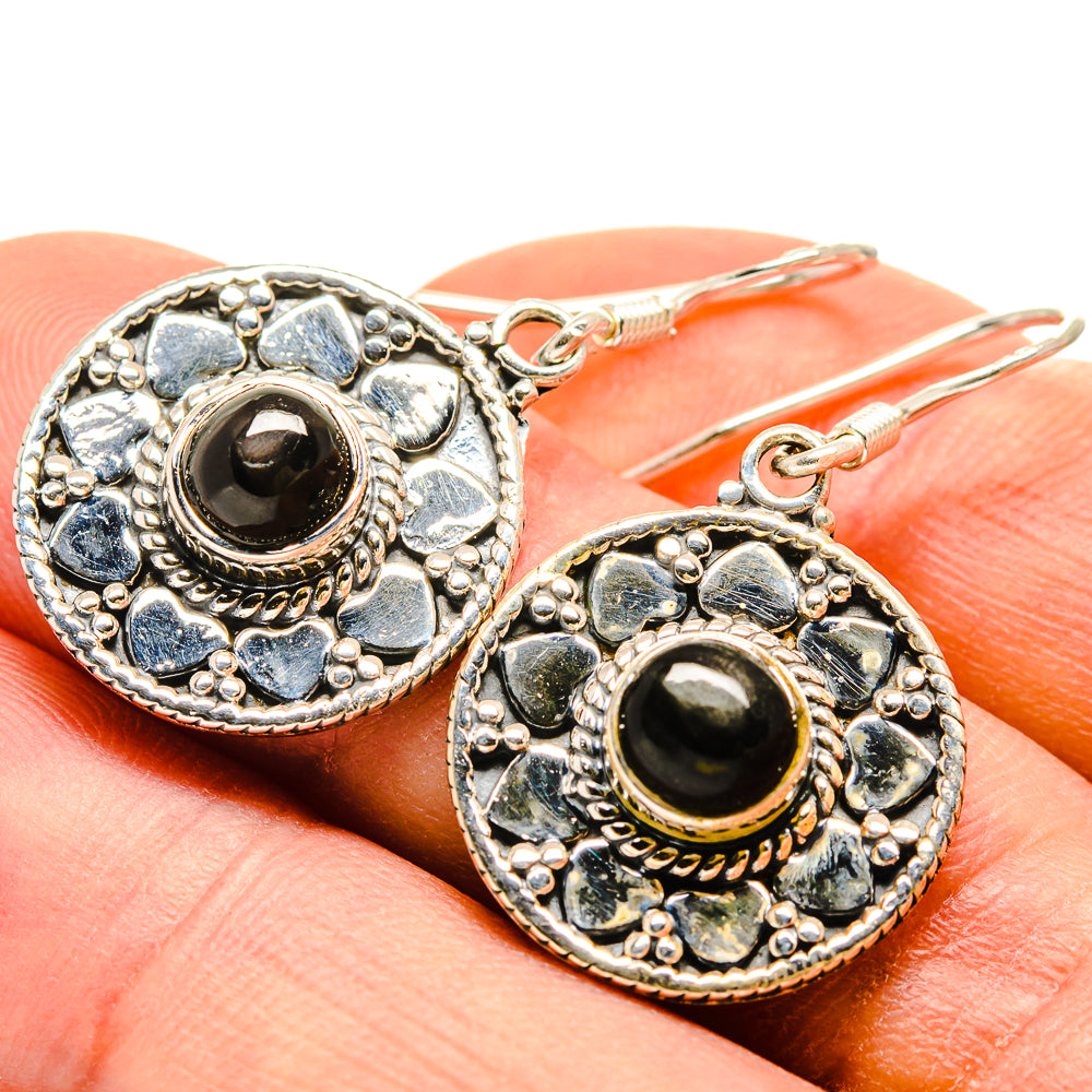 Star Diopside Earrings handcrafted by Anasilvercos - EARR415192
