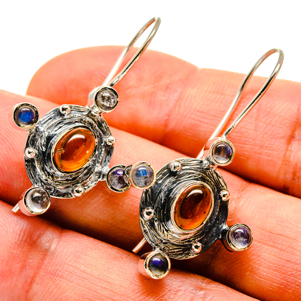 Carnelian Earrings handcrafted by Anasilvercos - EARR415219