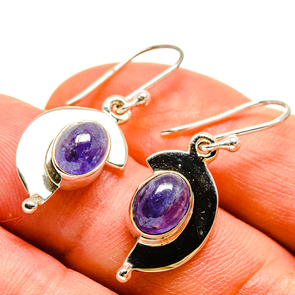 Tanzanite Earrings handcrafted by Anasilvercos - EARR415235