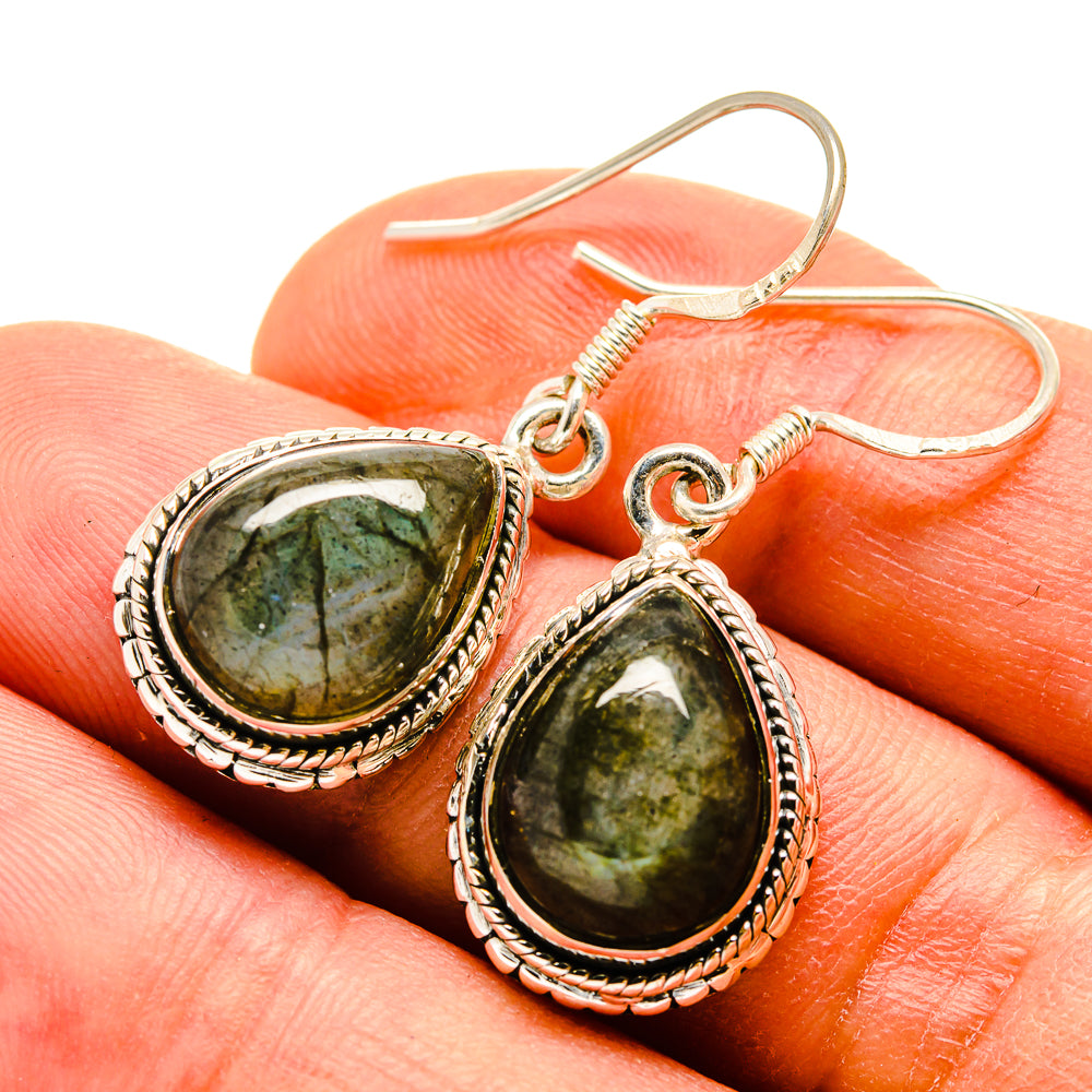 Labradorite Earrings handcrafted by Anasilvercos - EARR415260