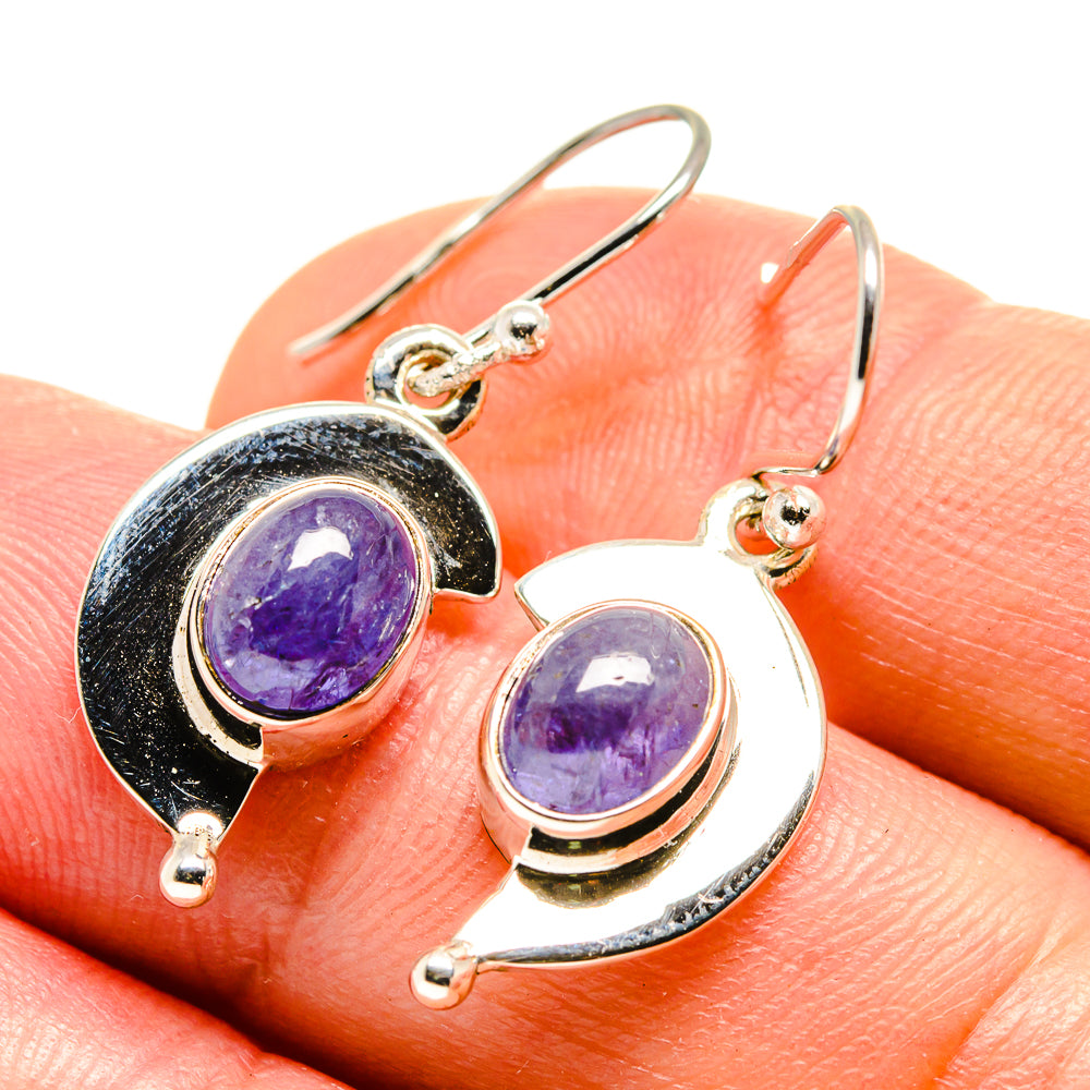 Tanzanite Earrings handcrafted by Anasilvercos - EARR415279